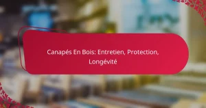 Canapés En Bois: Entretien, Protection, Longévité