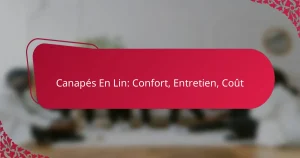 Canapés En Lin: Confort, Entretien, Coût